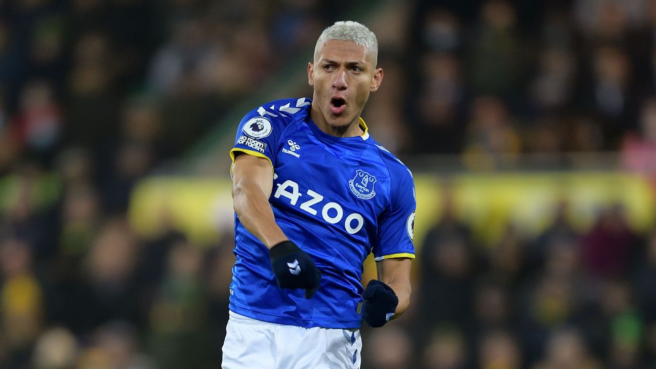 Richarlison marca, Everton vira e se salva da degola no Campeonato Inglês -  Superesportes