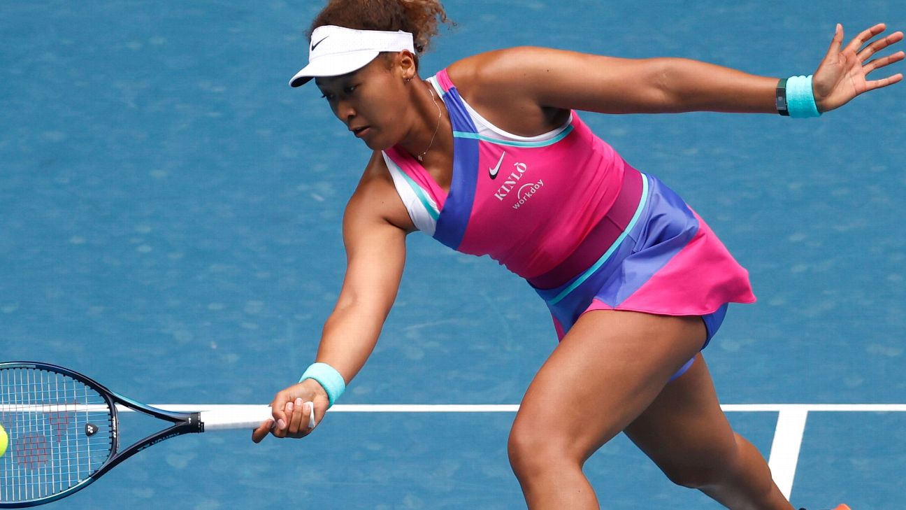 Naomi Osaka, just happy to be here, posts first-round victory at Australian Open; Coco Gauff upset by Wang Qiang