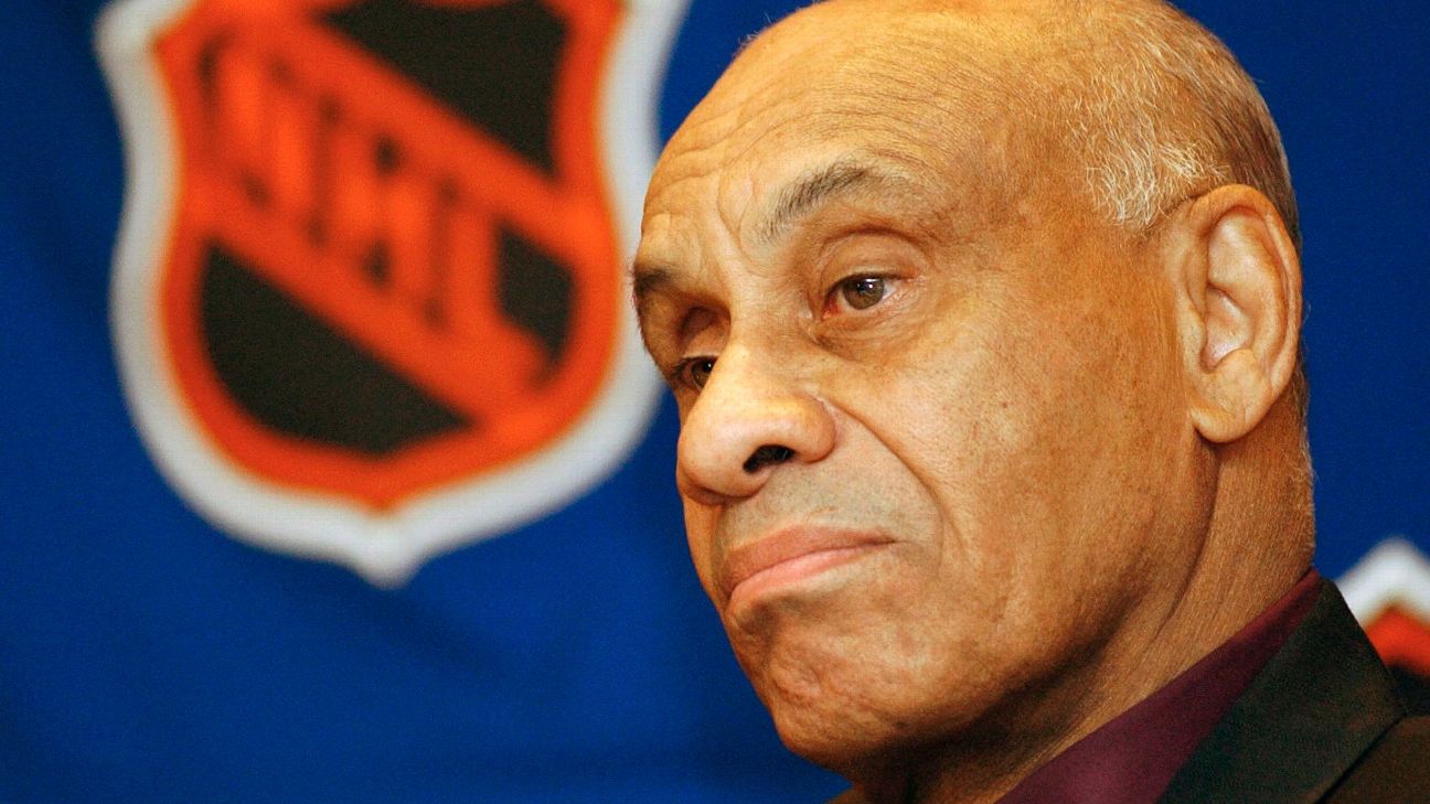 Hockey Hall of Fame on X: Congratulations Willie! Honoured Member Willie  O'Ree #HHOF18 will have his number 22 retired by the @NHLBruins. The @NHL  also announced players will wear helmet decals that