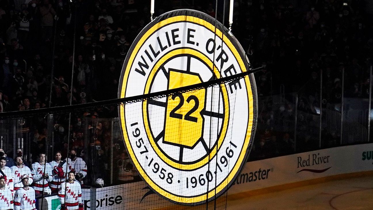 Willie O'Ree's #22 retired as Bruins honor trailblazer's legacy