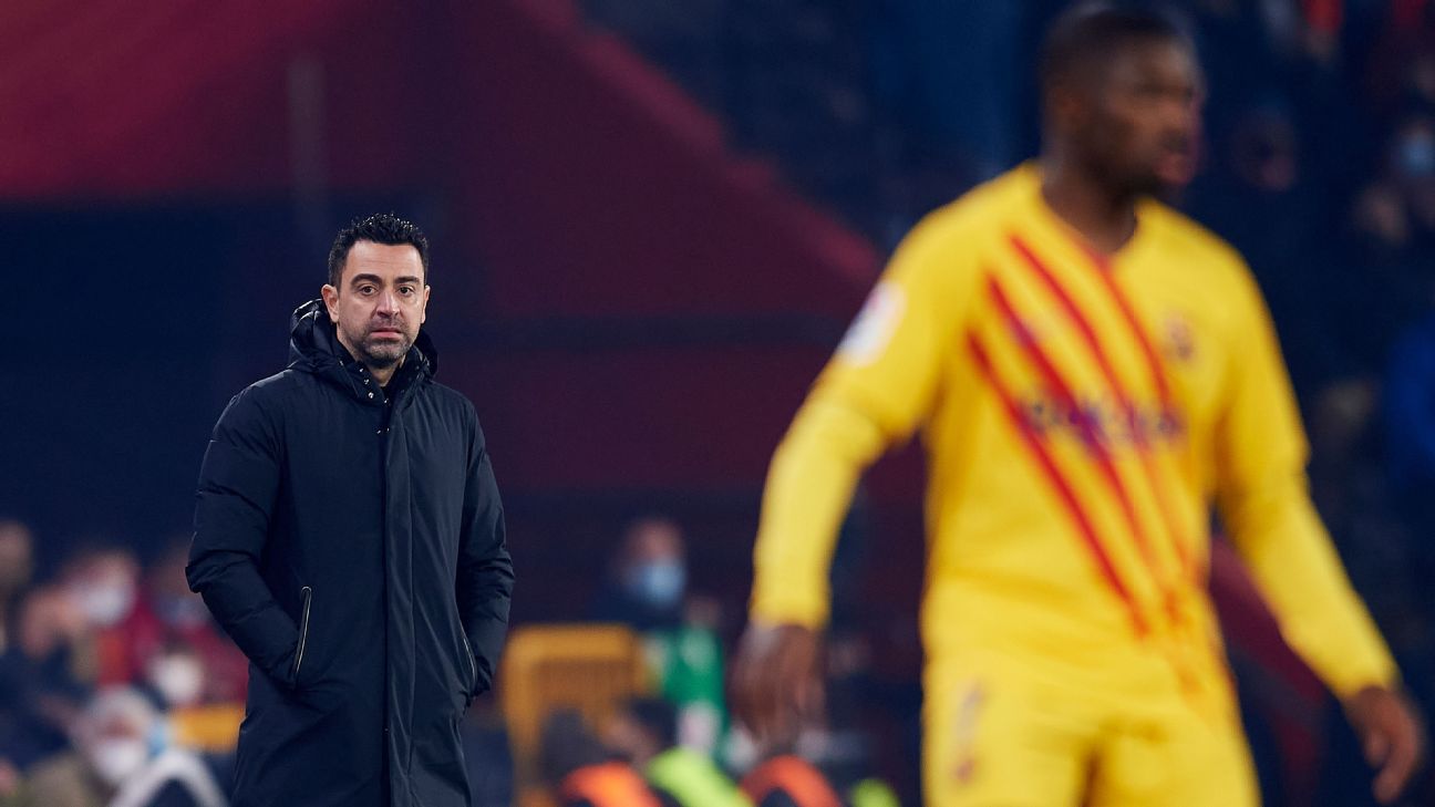 Barca's Xavi tells Dembele: Sign contract or leave