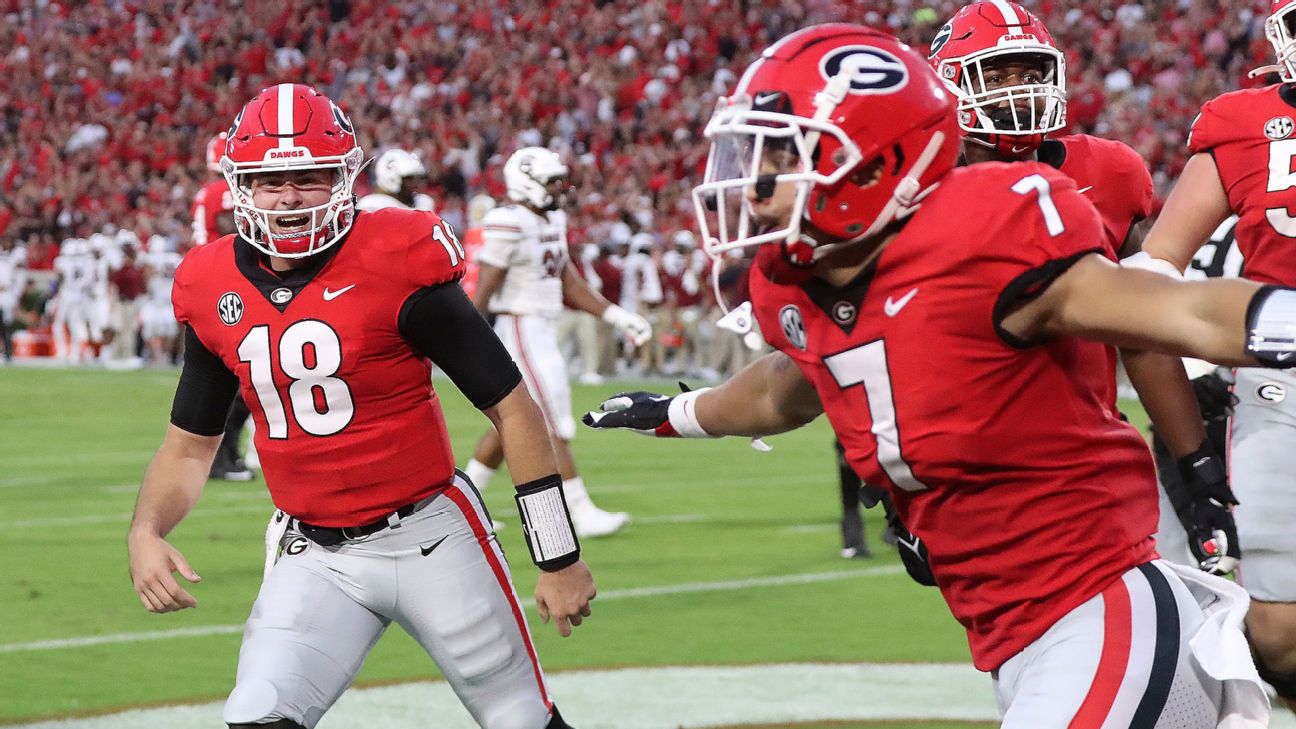 Georgia Bulldogs Football Bulldogs News Scores Stats Rumors More Espn