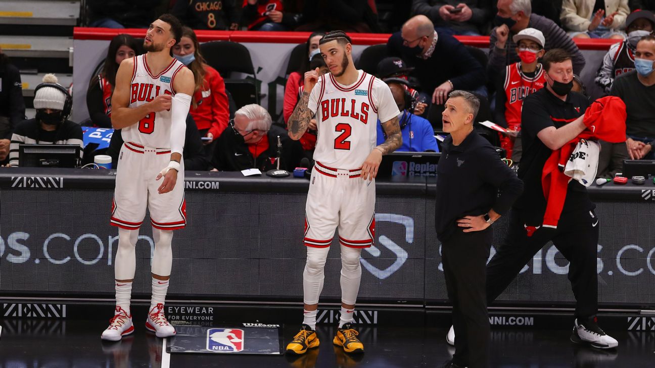 Chicago Bulls encouraged by Zach LaVine's progress; Lonzo Ball's status  more uncertain - ESPN