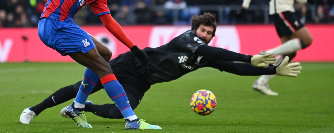 Alisson s 10/10 performance secures victory at Palace
