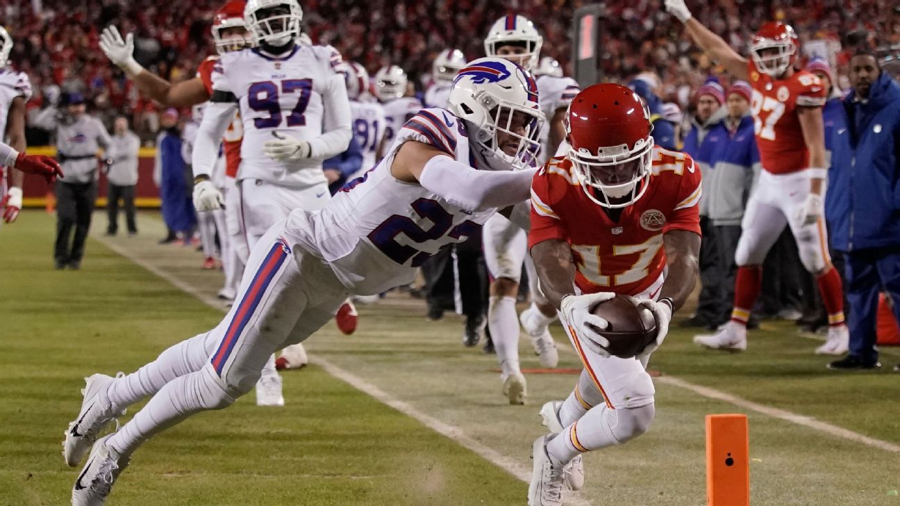 Bills vs. Chiefs: Stories, odds, stats & how to watch Sunday's playoff game