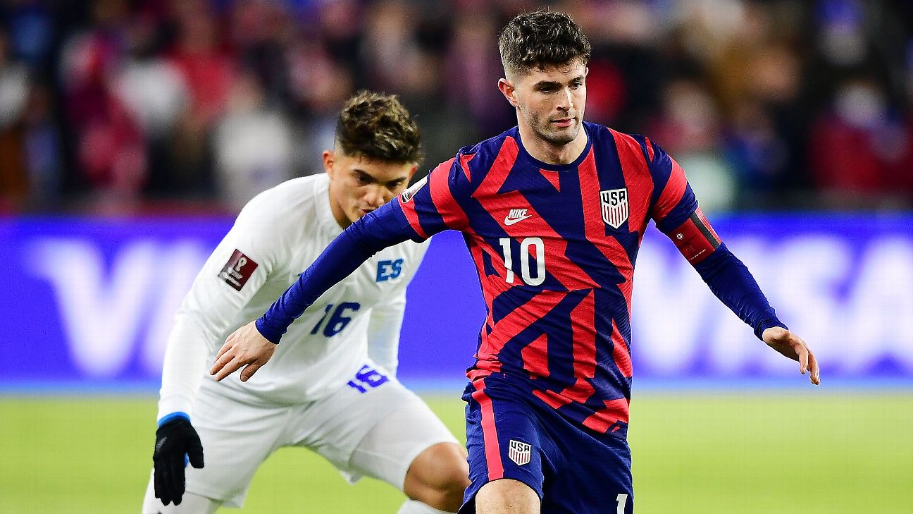 Pulisic on bench for record-cold U.S. qualifier