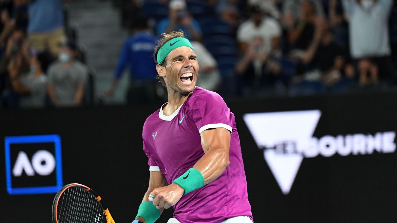 Australian Open final - A few months ago, Rafael Nadal thought he might retire -- now he may make Grand Slam history