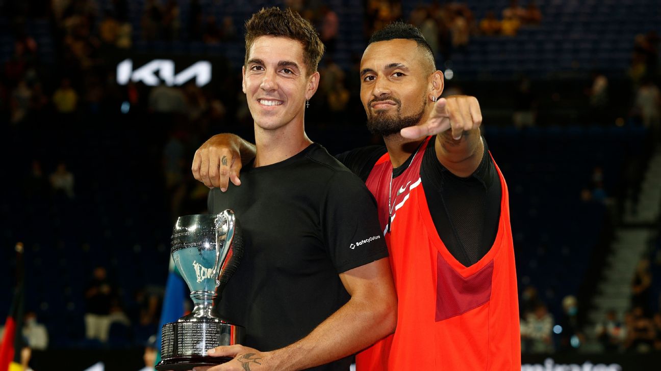 Nick Kyrgios, Thanasi Kokkinakis claim Australian Open mens doubles title for another home-country win