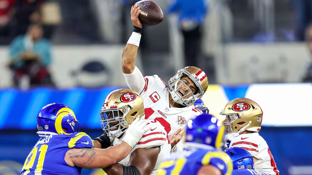 Niners' blown lead ends magical playoff run and possibly the Jimmy  Garoppolo era - ESPN - San Francisco 49ers Blog- ESPN