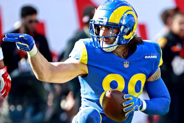 Rams sign Tyler Higbee to two-year extension worth $27M through