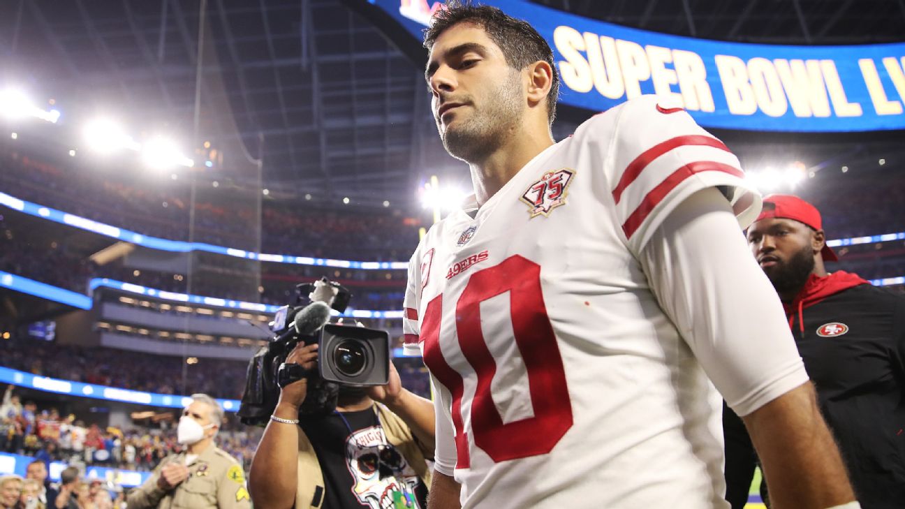 Jimmy Garoppolo says he expects trade from San Francisco 49ers