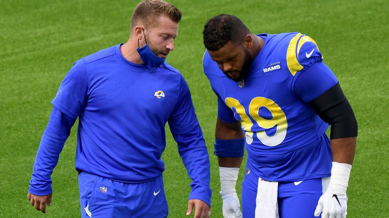 Aaron Donald y los Rams tienen una buena oportunidad de hacer