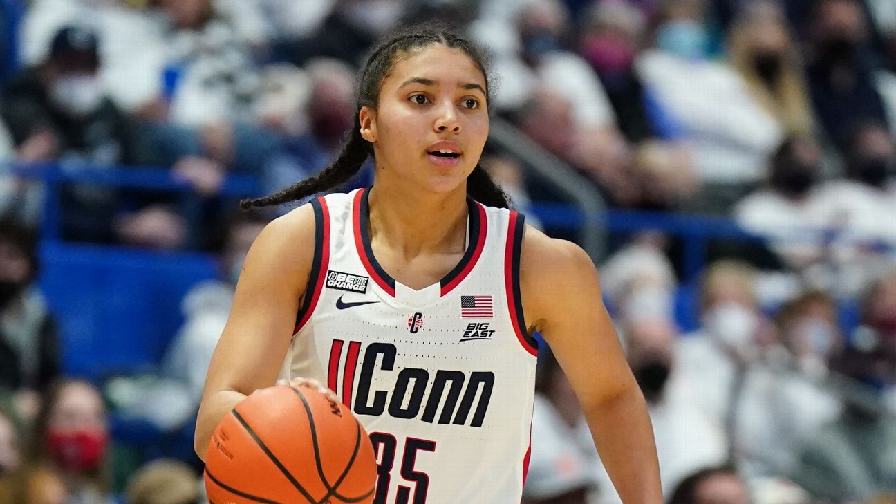 LASublimation UConn - NCAA Women's Basketball : Azzi Fudd Retro Connecticut Jersey FullColor / Youth Medium