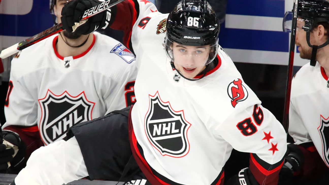 New Jersey Devils All-Star center Jack Hughes leaves loss to New