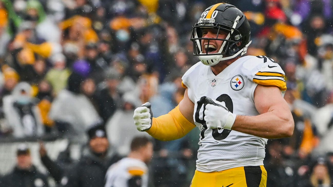 Steelers' TJ Watt practices, says knee is OK after cut block