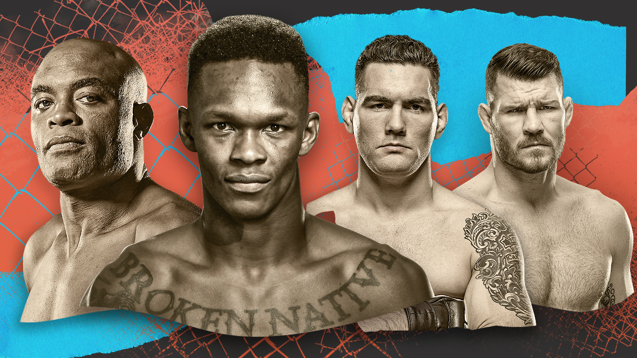 UFC 271 - MMAs middleweight Mount Rushmore -- Just getting started, Israel Adesanya takes his place
