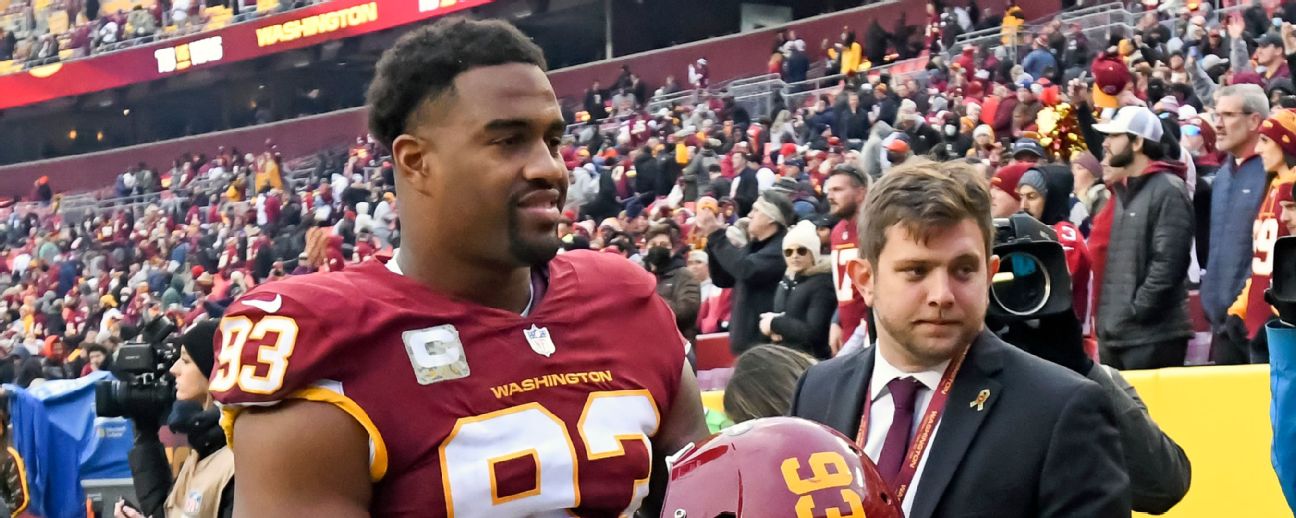 Commanders sign DT as Jonathan Allen has plantar fasciitis