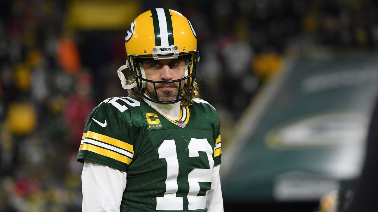 Source -- QB Aaron Rodgers not at Green Bay Packers OTAs - ESPN