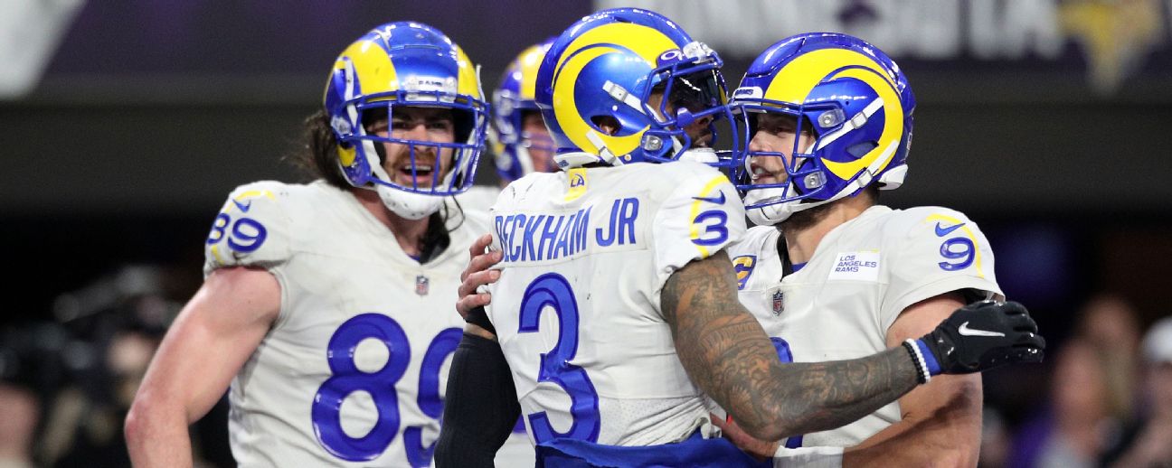 Los Ángeles, Estados Unidos. 13th Feb, 2022. La SEGURIDAD LIBRE DE LOS  ANGELES RAMS Taylor Rapp (24) celebra a finales del cuarto cuarto de Super  Bowl LVI contra los Cincinnati Bengals en