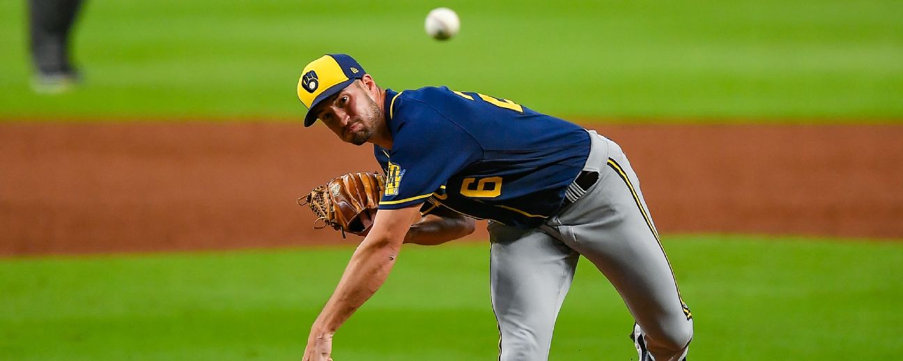 Brewers starting pitcher Aaron Ashby removed from Thursday night's