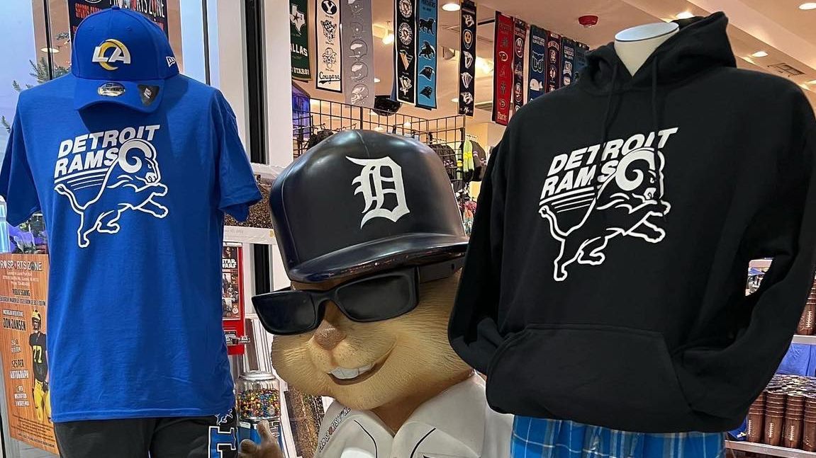 Livonia shop goes viral for 'Detroit Rams' shirts during Super Bowl