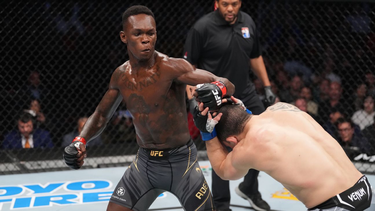 Israel Adesanya Looks Bulked In 'Not Even' His 'Final Form' Prior