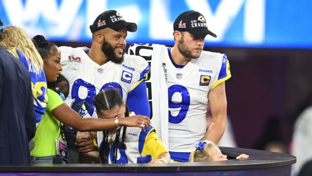 Jourdan Rodrigue on X: Wait, did Cooper Kupp sign his new deal while  wearing a Matthew Stafford jersey?? (Photo credit Rams)   / X