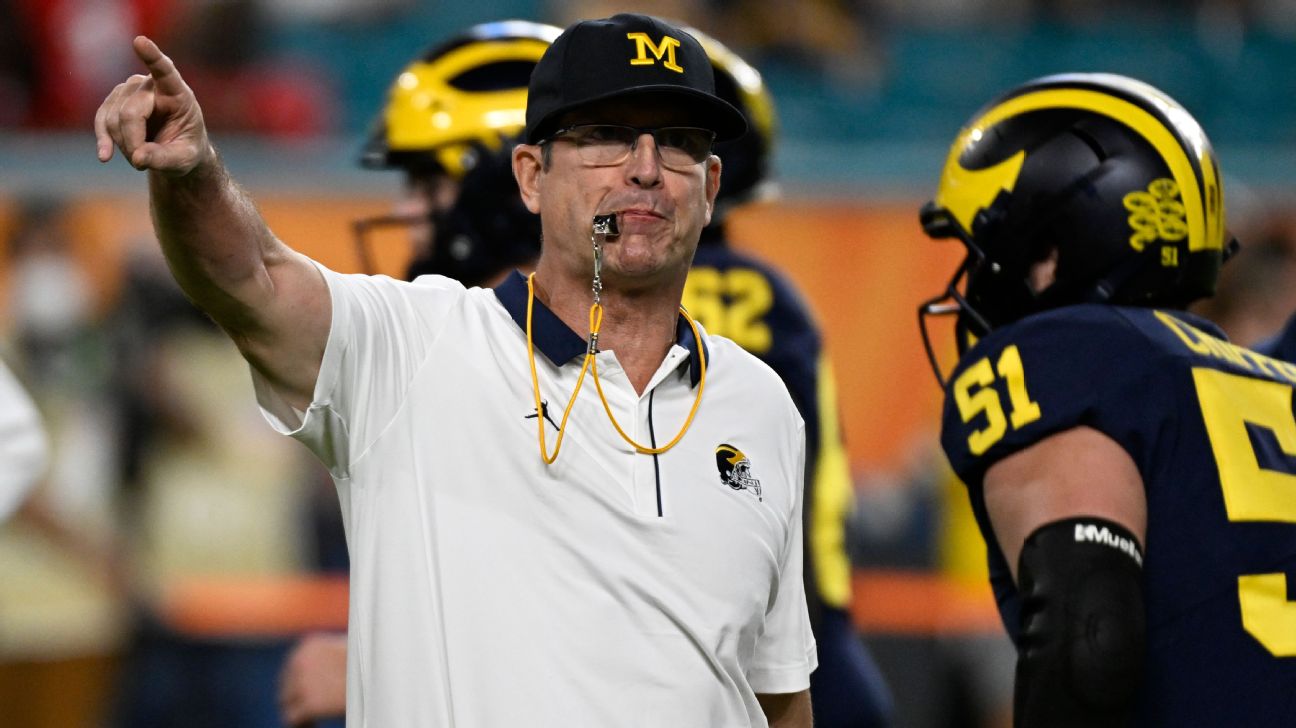 Coach Jim Harbaugh agrees to new 5-year contract with Michigan Wolverines