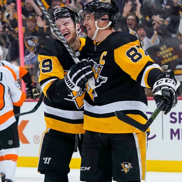 Penguins star Crosby, 34, nets 500th career goal