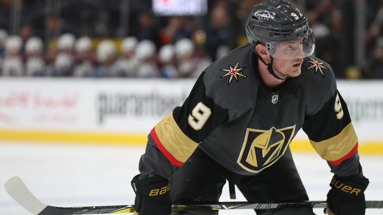 Jack Eichel Vegas Golden Knights Unsigned Debut Photograph