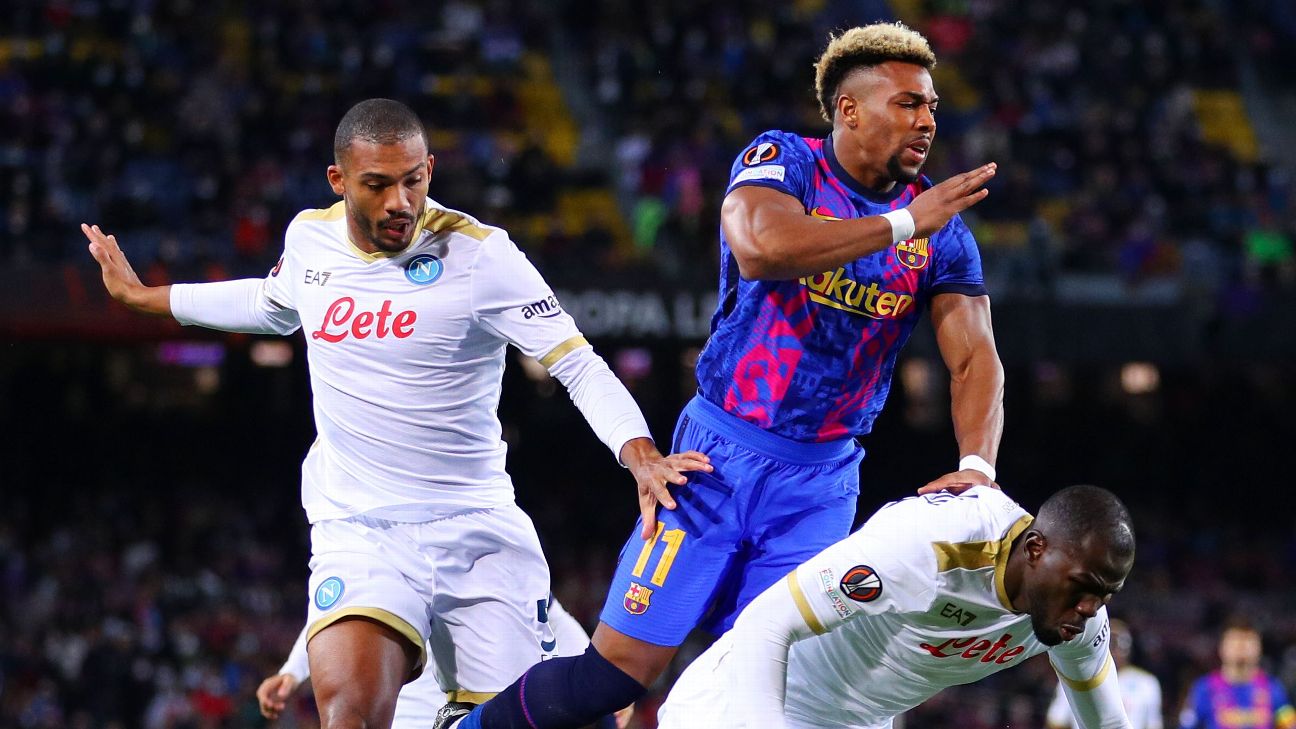 LIVE: Napoli, Barcelona meet again in Europa League