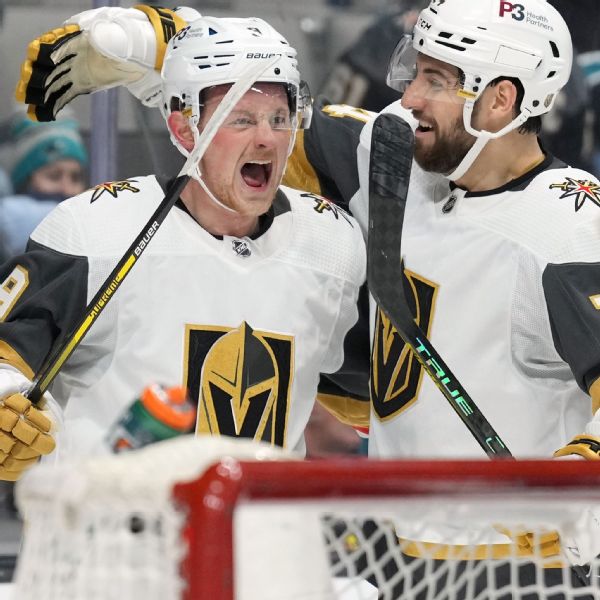 'Comfortable' Eichel gets his 1st Vegas goal in win
