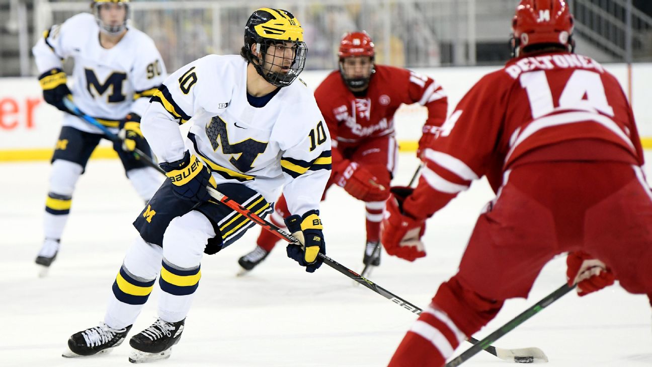 Men's college hockey check-in - Top Frozen Four contenders, Olympians who  caught our eye