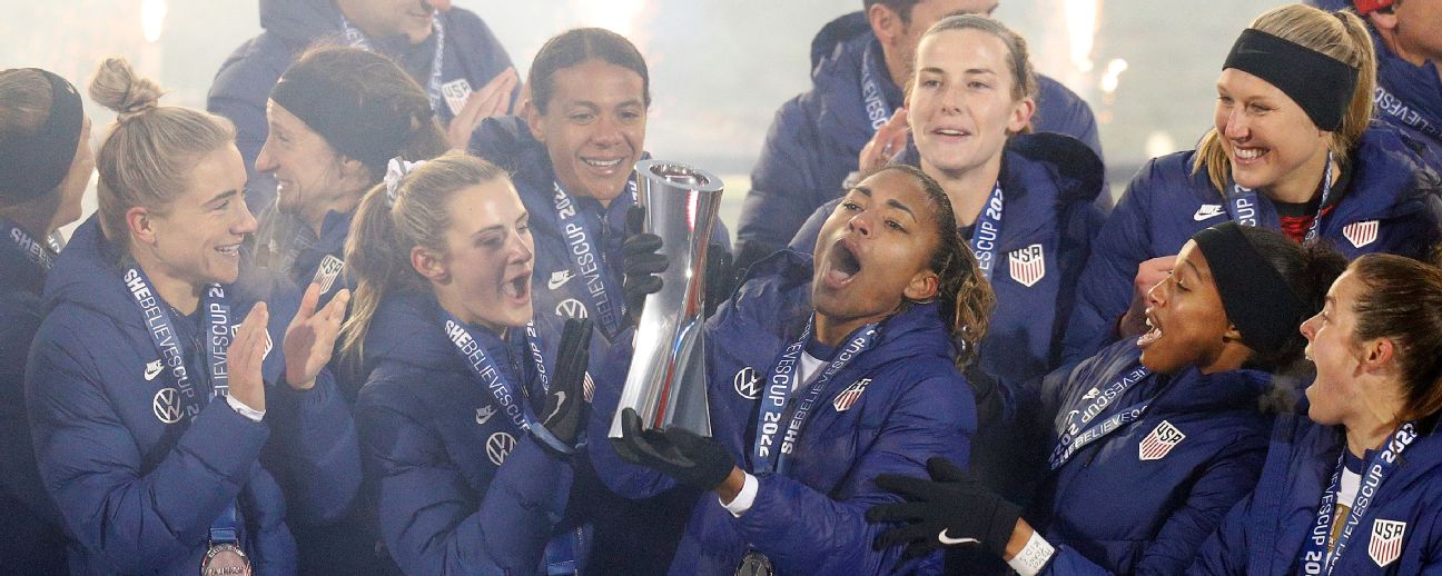 Macario, Pugh grab their chance as USWNT lifts SheBelieves Cup