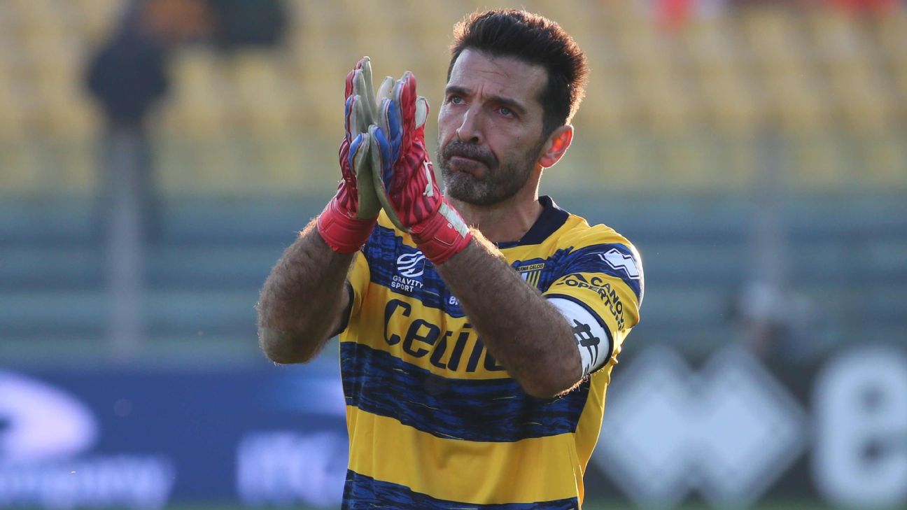 Italy great Buffon retires from football aged 45