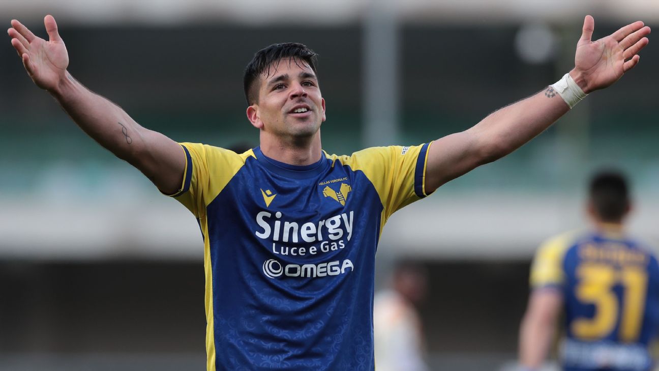 Giovanni Simeone firmó hasta junio de 2026 con Hellas Verona - ESPN
