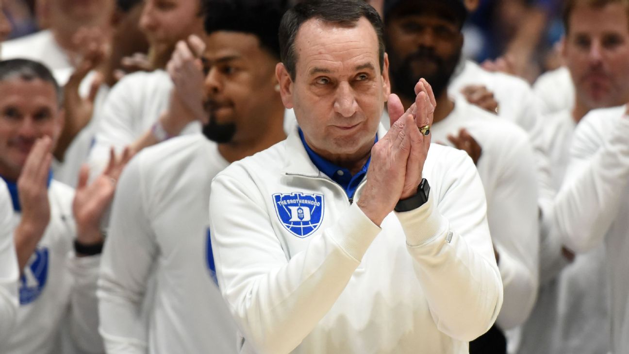 Duke men's basketball coach Mike Krzyzewski disappointed his last home game  resulted in loss, but 'the season isn't over, all right?'