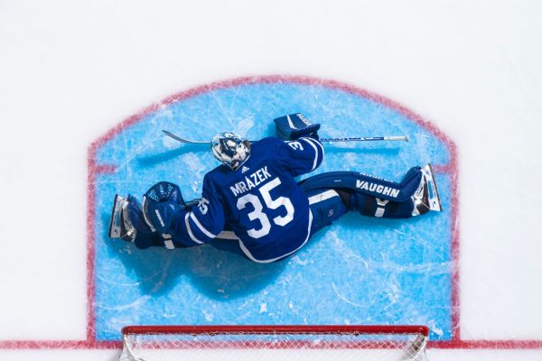 Leafs send goaltender Mrazek to Blackhawks