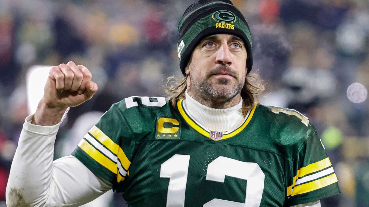 QB Aaron Rodgers not at start of Green Bay Packers' OTAs, but coach Matt LaFleur not concerned