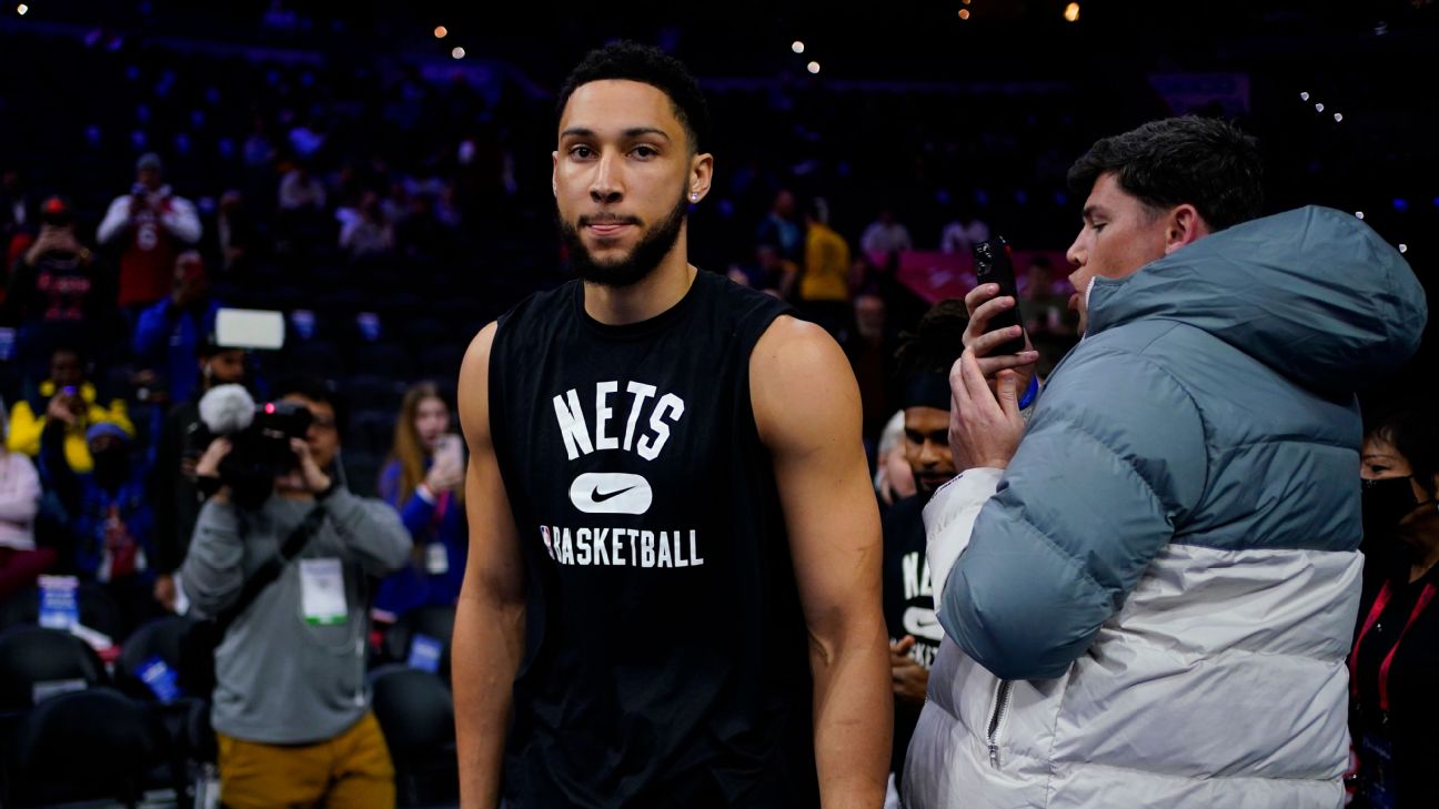 Brooklyn Nets' Ben Simmons cleared for contact but return still unclear ...
