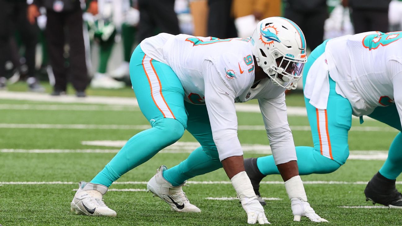 Dolphins ran ball, stopped run in convincing win; Ogbah suffers serious  injury