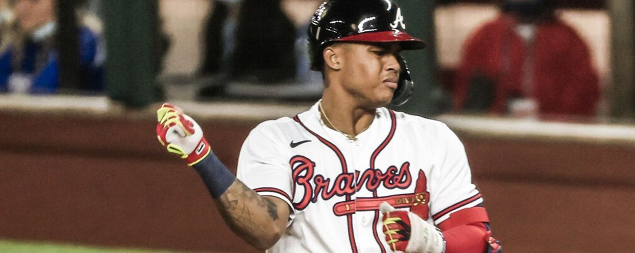 Peloterosrd - #MLB  ⚾️ Fue fácil dejarse impresionar por lo hecho por el  dominicano Cristian Pache luego de ser nombrado titular en la Serie de  Campeonato de la Liga Nacional del