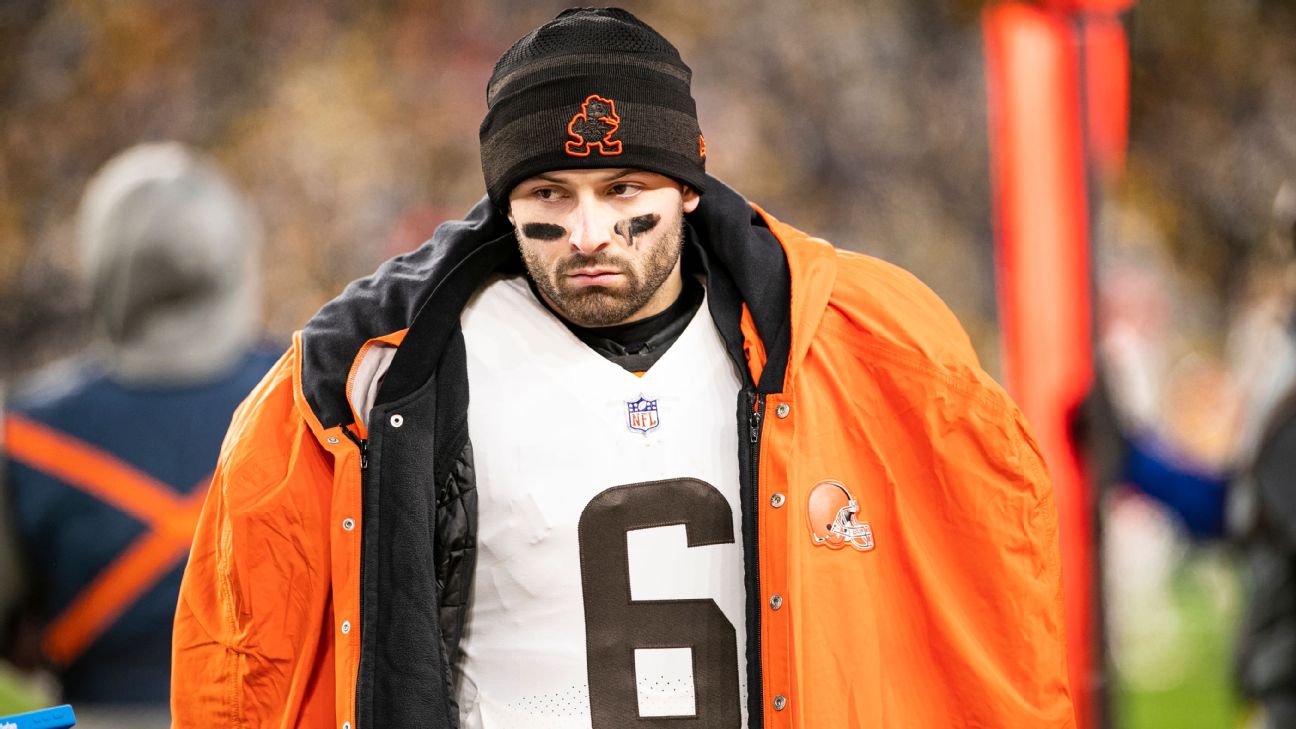 Ad agency replaces Browns quarterback jersey with Baker Mayfield's No. 6