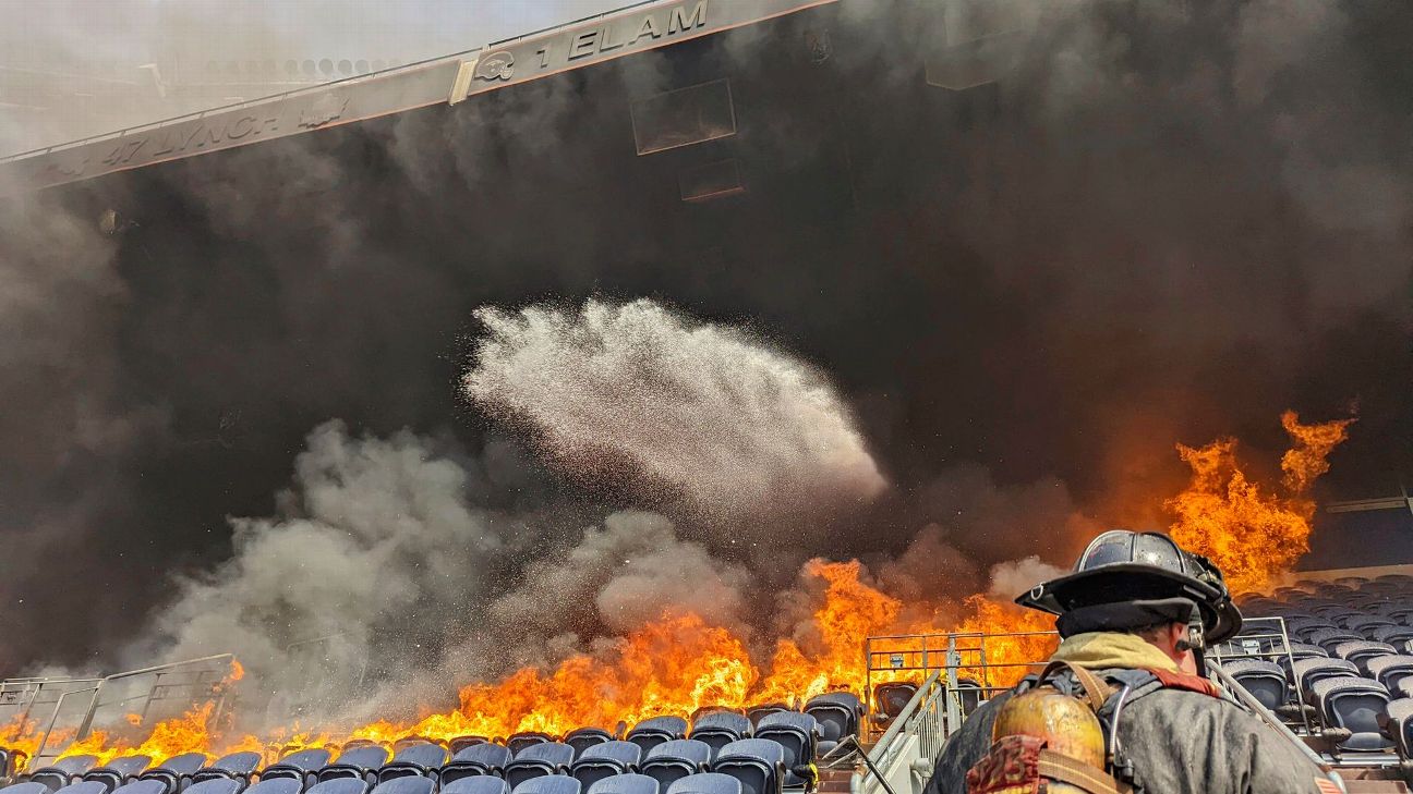 Suites, seats catch fire at Denver Broncos' Empower Field at Mile High -  ESPN