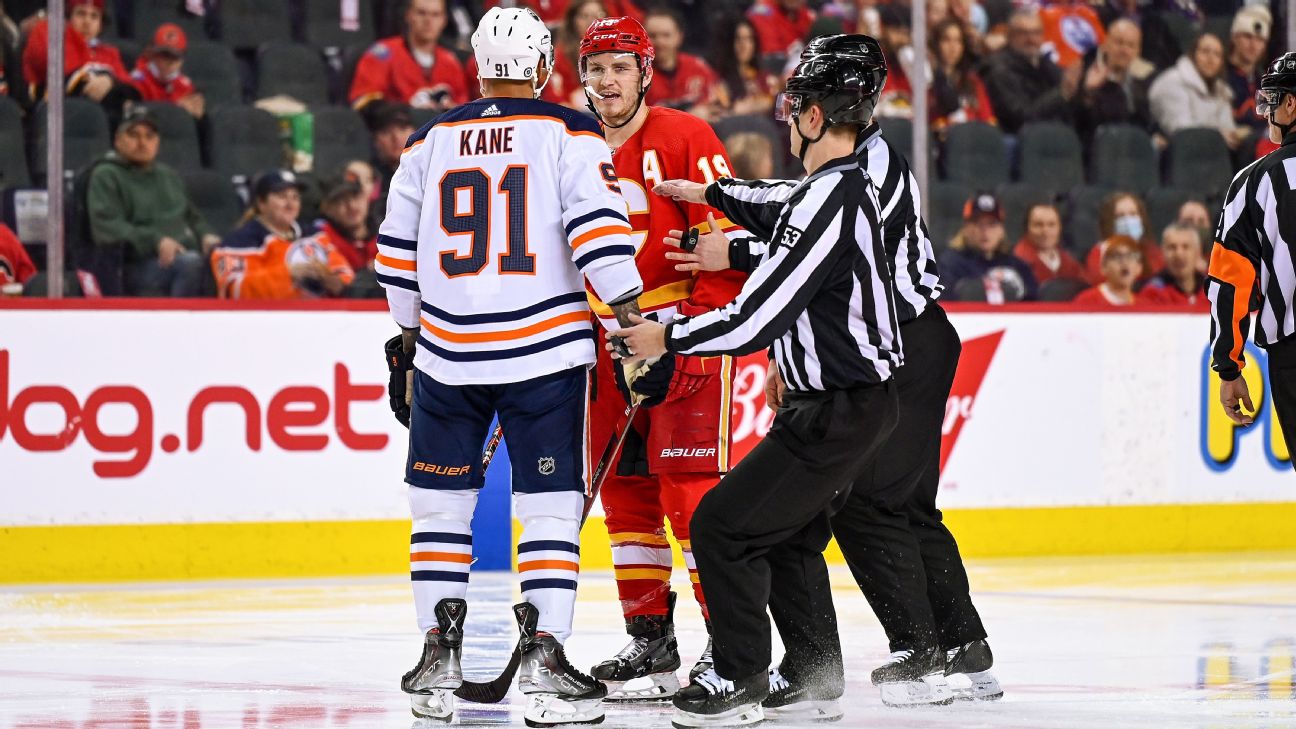 Flames torch Oilers 9-6 in wild start to Battle of Alberta series -  Cranbrook Daily Townsman