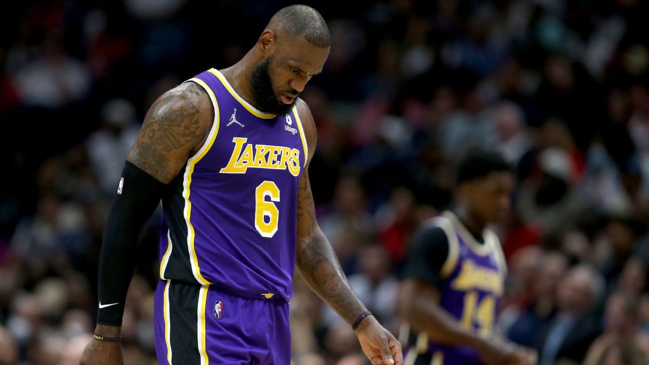 LeBron James ruled out against Suns as Lakers face elimination