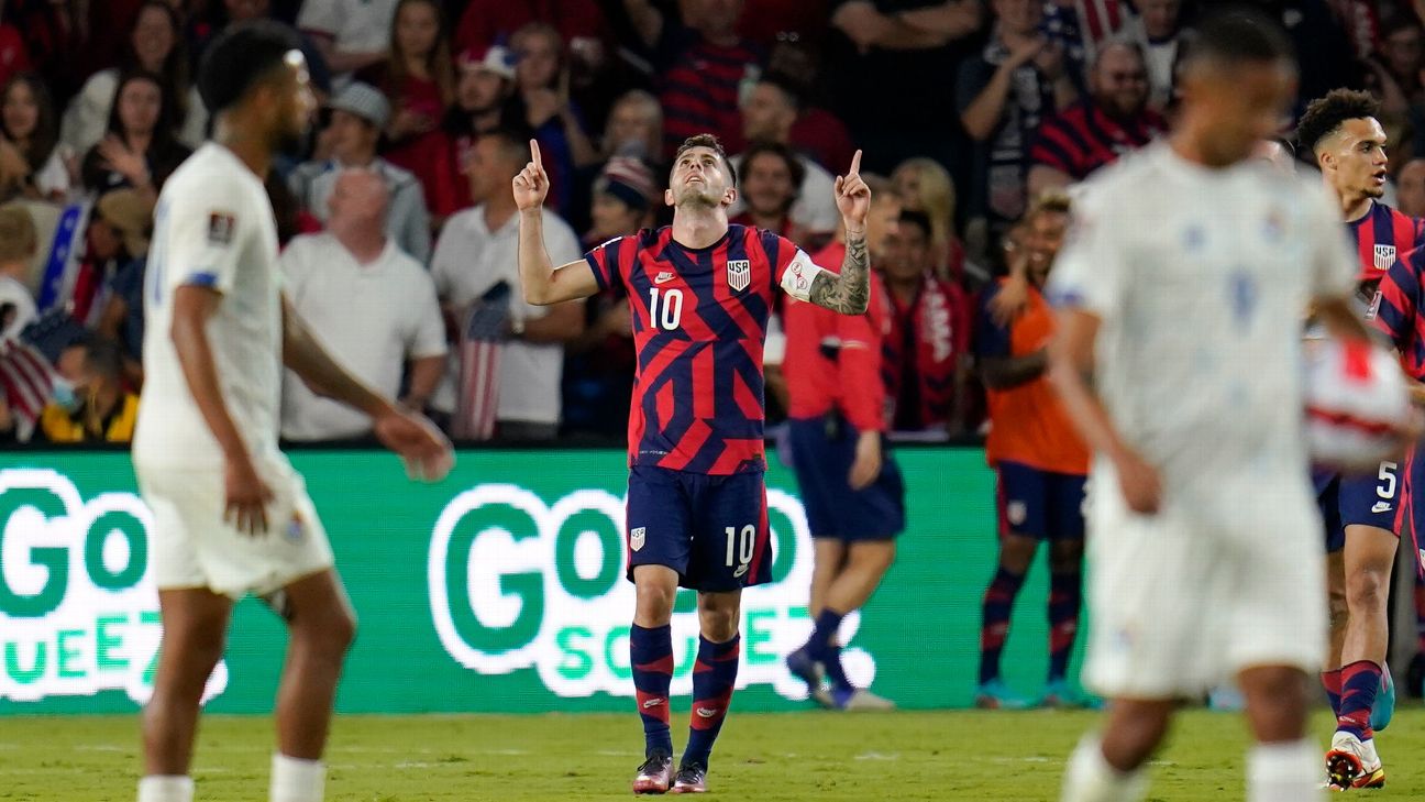Pulisic's fiery Captain America display puts U.S. on cusp of World Cup