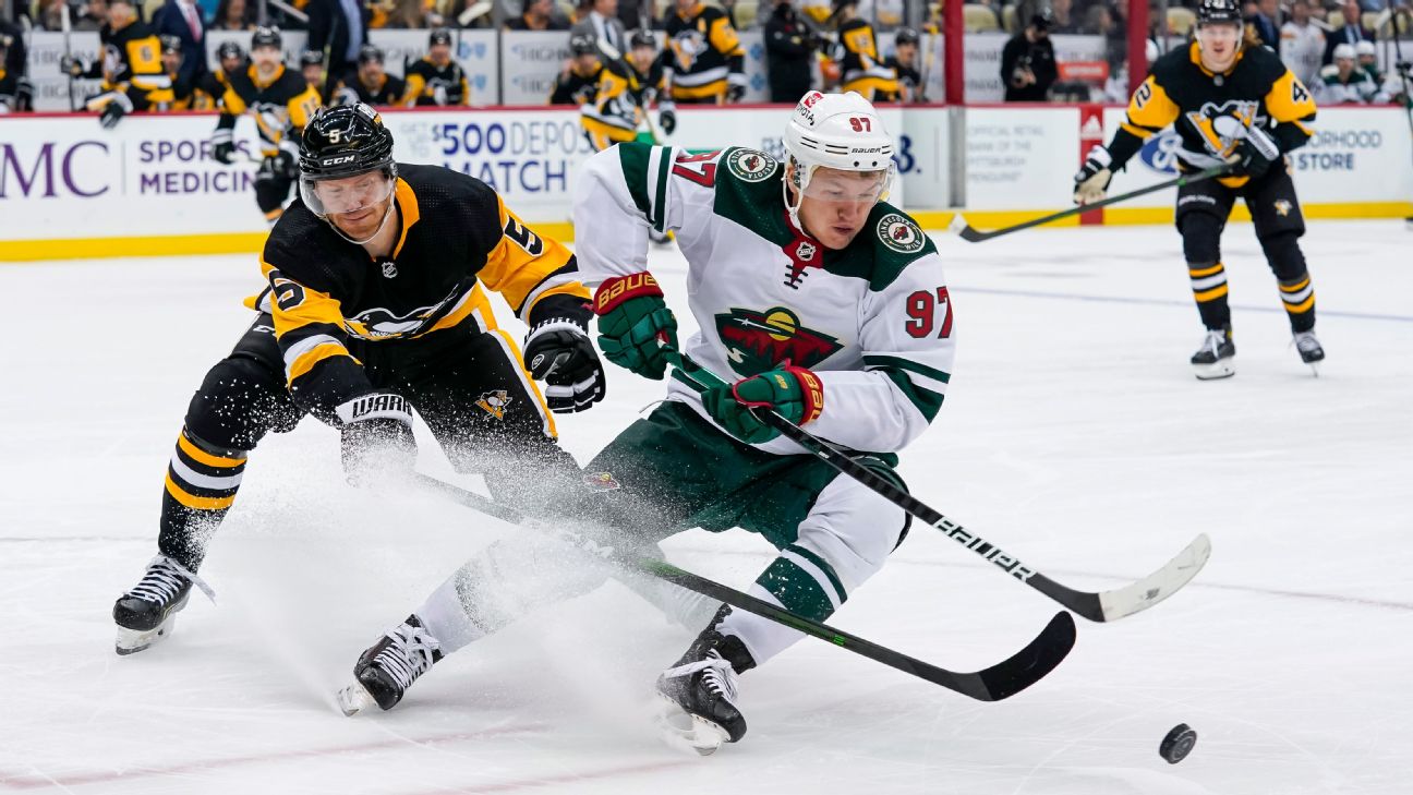 NHL playoff watch standings update Pittsburgh PenguinsMinnesota Wild