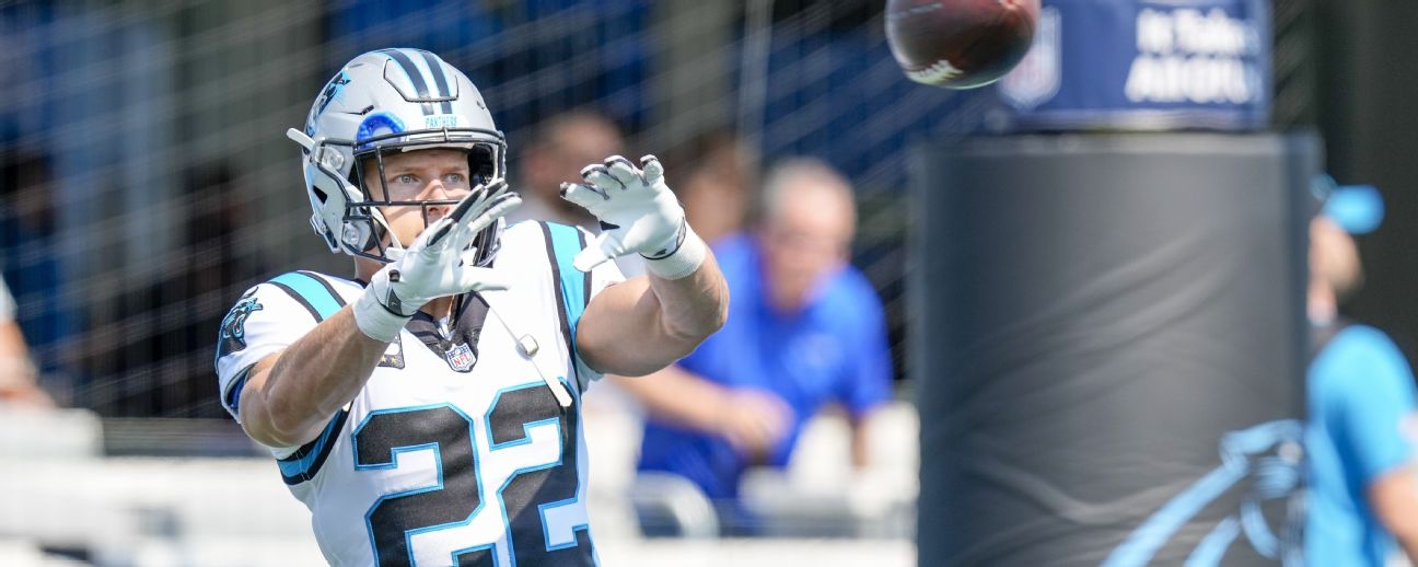 Carolina Panthers running back Chuba Hubbard churns past pileup for  explosive 59-YARD burst