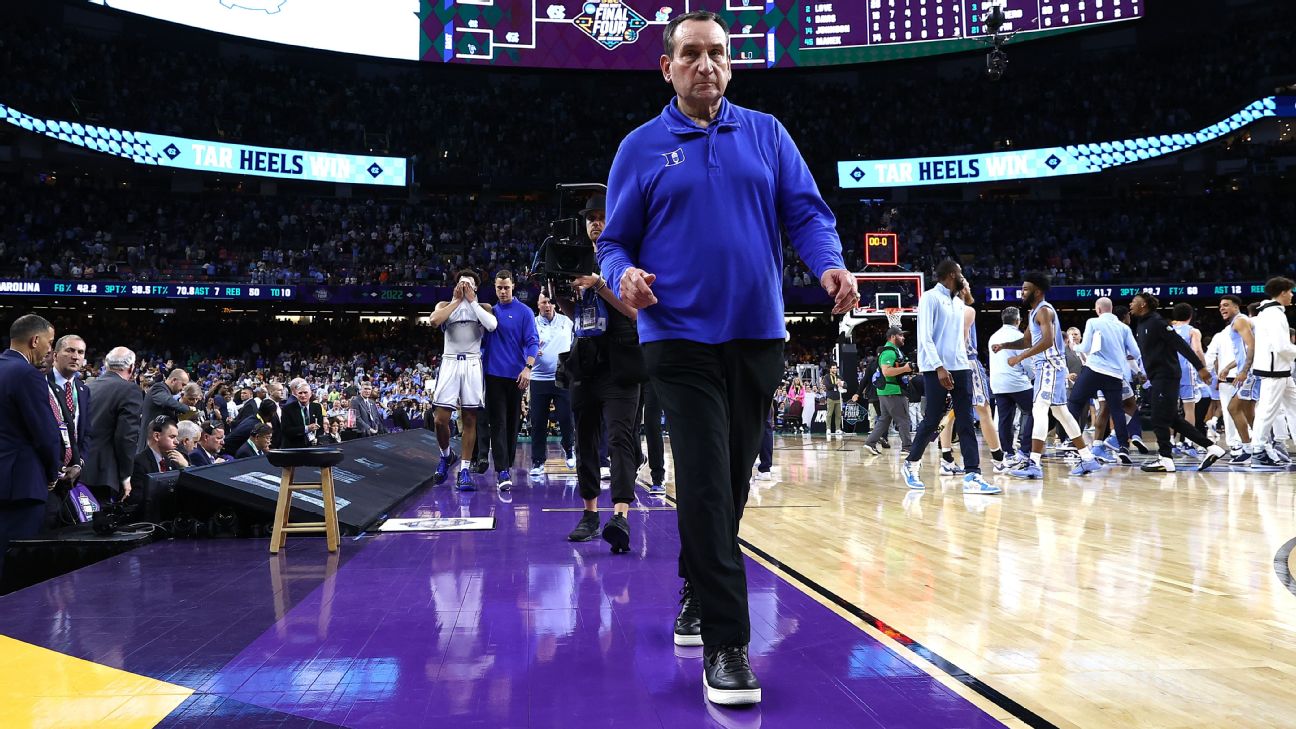 Final Four 2022 - Coach K's career didn't end with a win but did end with a  fitting spectacle